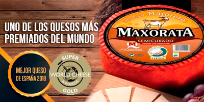 Queso maxorata Pimenton Semicurado Super Oro Mundial World Cheese Awards