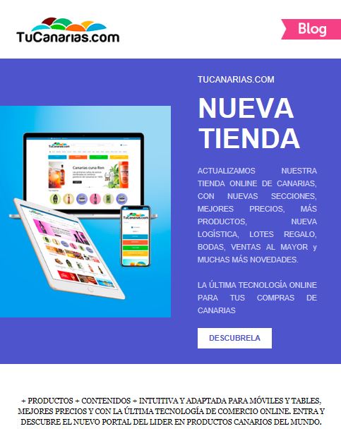 Nueva Tienda Online TuCanarias.com  2.0